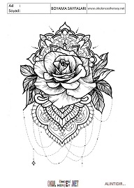 Mandala boyama sayfaları